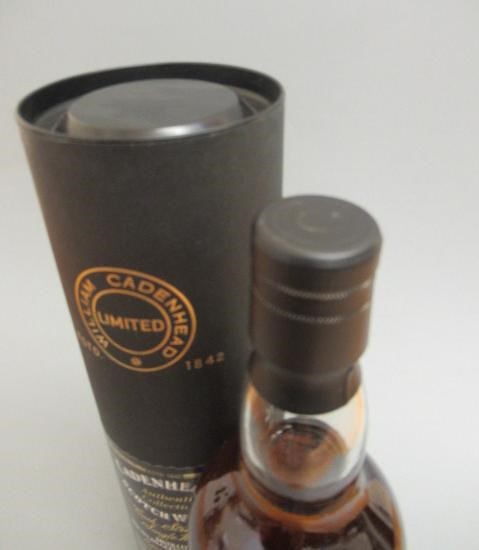 One bottle Cadenhead's 14 year old cask strength single malt whisky Image