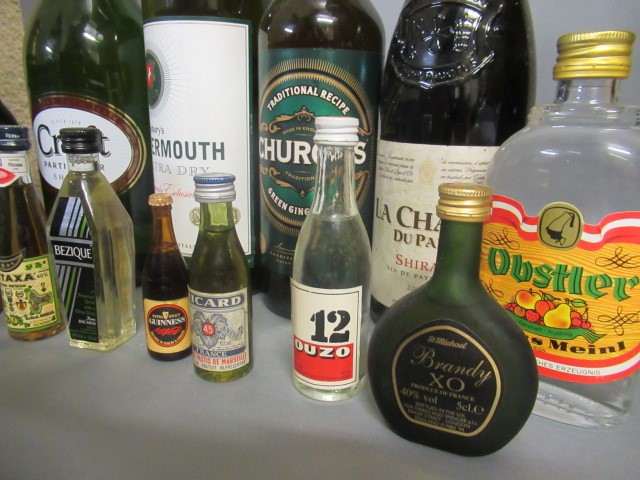 Four bottles comprising 1litre Croft Particular sherry Image