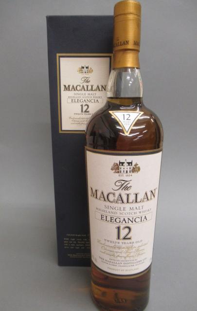One litre Macallan Elegancia 12 year old Highland single malt whisky Image