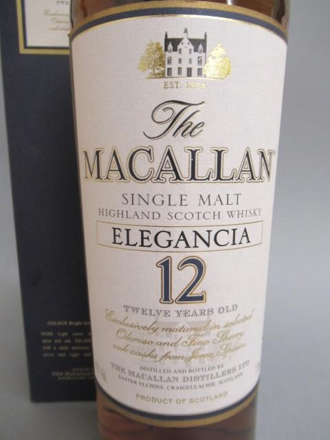 One litre Macallan Elegancia 12 year old Highland single malt whisky Image