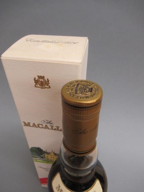 One bottle Macallan 10 year old 100° proof single Highland malt scotch whisky Image