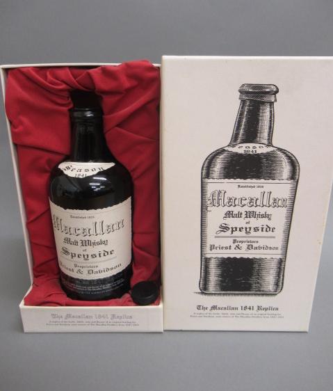 One bottle Macallan 1841 Replica single malt whisky Image