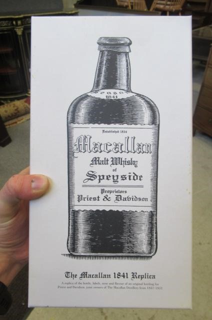 One bottle Macallan 1841 Replica single malt whisky Image