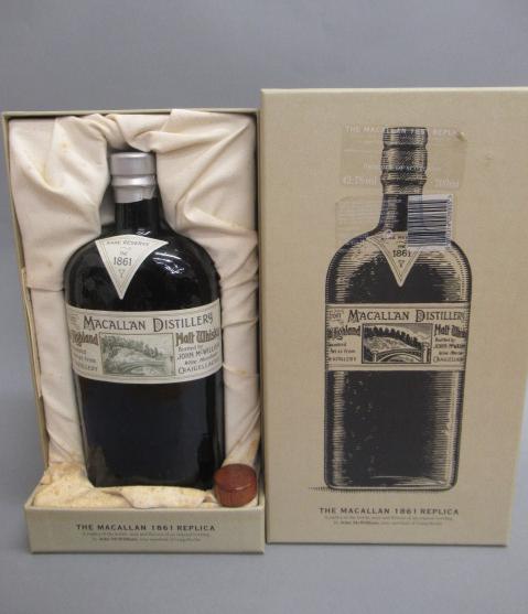 One bottle Macallan 1861 Replica single malt whisky Image
