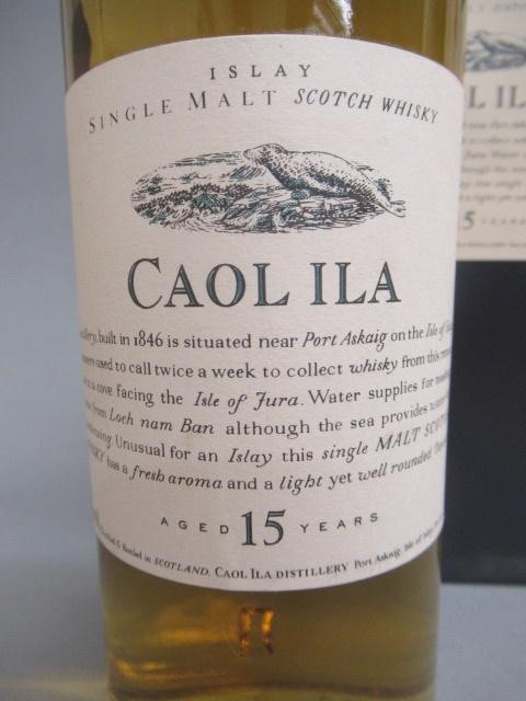 One bottle Caol Ila 15 year old Islay single malt whisky Image