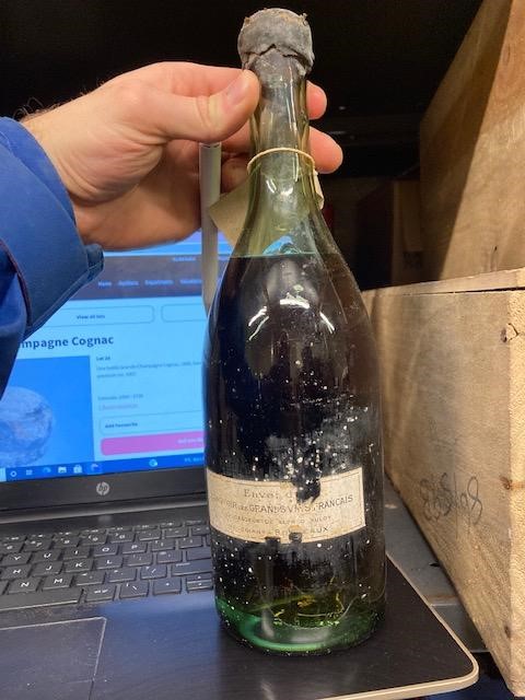 One bottle Grande Champagne Cognac Image