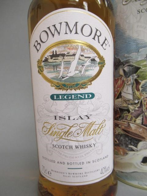 One bottle Bowmore Legend single malt whisky Image
