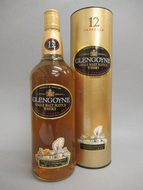 One litre Glengoyne 12 year old single malt whisky Image
