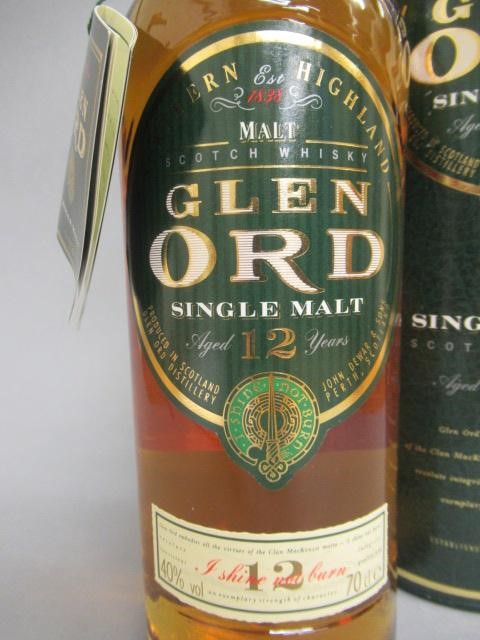 One bottle Glen Ord 12 year old single malt whisky Image