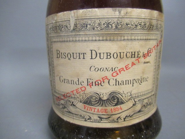 One bottle 1884 bisquit dubouche & co. grand fine champagne