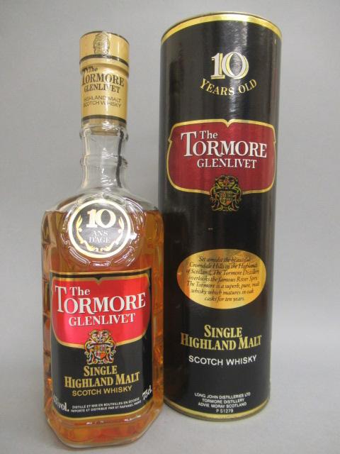 One bottle Tormore Glenlivet 10 year old single Highland malt whisky Image