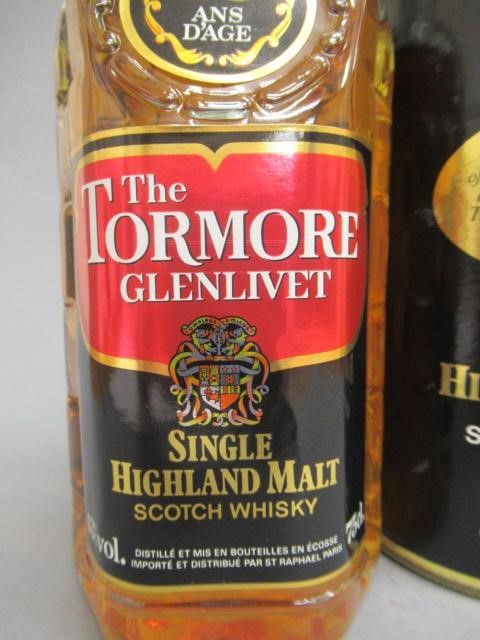 One bottle Tormore Glenlivet 10 year old single Highland malt whisky Image