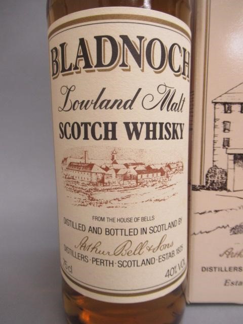 One bottle Bladnoch 8 year old Lowland malt Scotch whisky Image