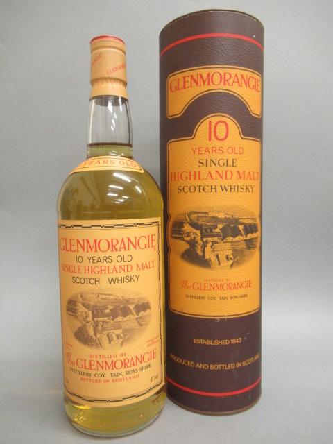 One litre Glenmorangie 10 year old single Highland malt whisky Image