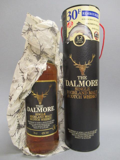 One bottle Dalmore 12 year old single Highland malt scotch whisky Image