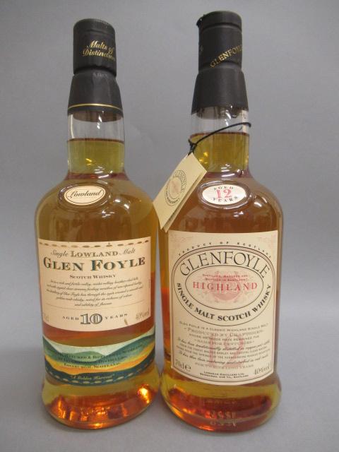 Two bottles Glenfoyle single malt Scotch whisky Image