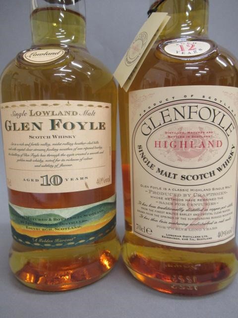 Two bottles Glenfoyle single malt Scotch whisky Image