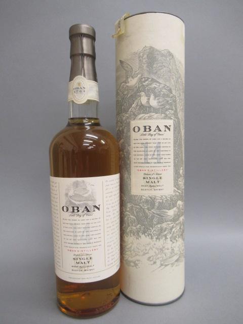 One bottle Oban 14 year old single malt whisky Image