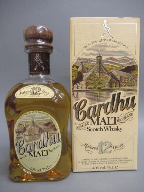 One bottle Cardhu 12 year old single malt Highland Scotch whisky Image