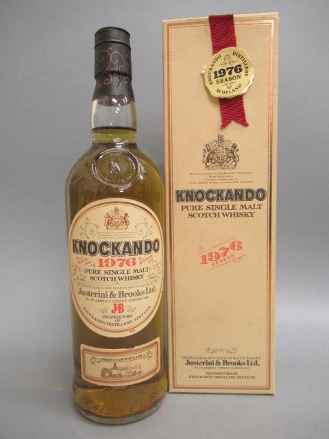One bottle Knockando 1976 pure single malt whisky Image