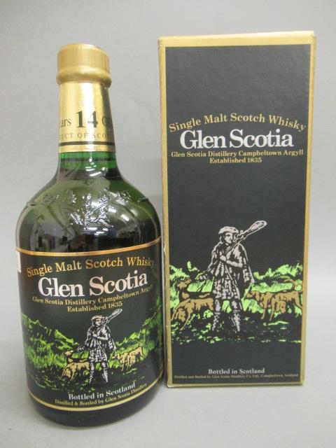 One bottle Glen Scotia 14 year old single malt Scotch whisky Image