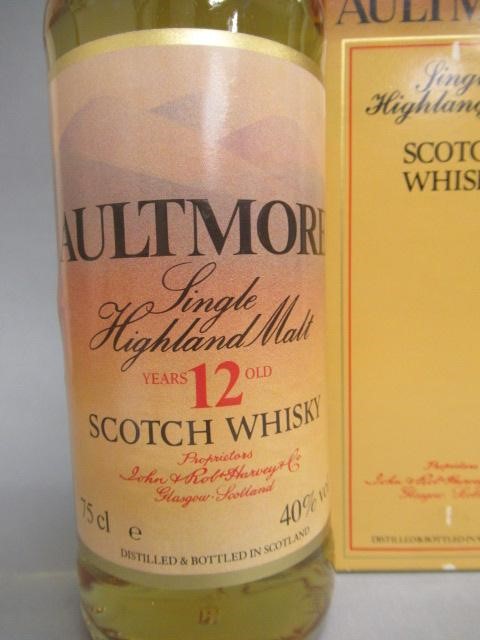 One bottle Aultmore 12 year old single Highland malt whisky Image