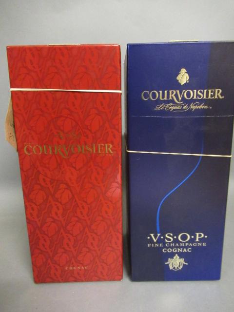 Two bottles Courvoisier VSOP Napoleon cognac Image