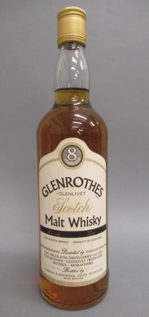 One bottle Glenrothes Glenlivet 8 year old Scotch malt whisky Image