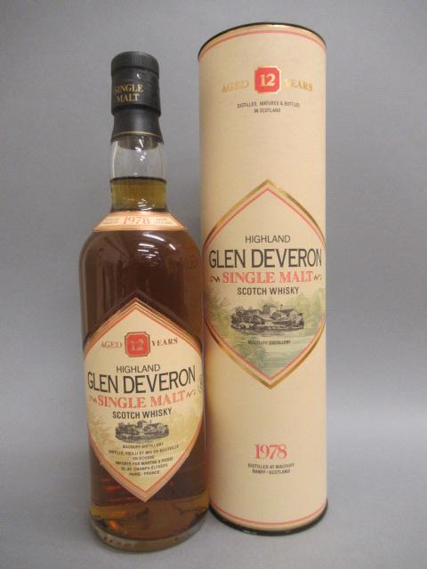 One bottle Glen Deveron 12 year old Highland single malt Scotch whisky Image