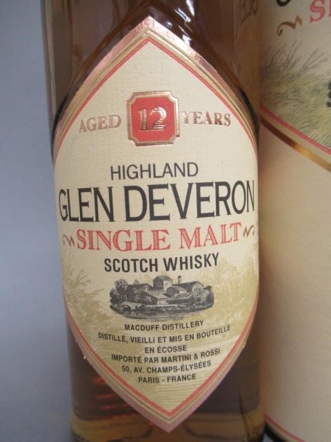 One bottle Glen Deveron 12 year old Highland single malt Scotch whisky Image