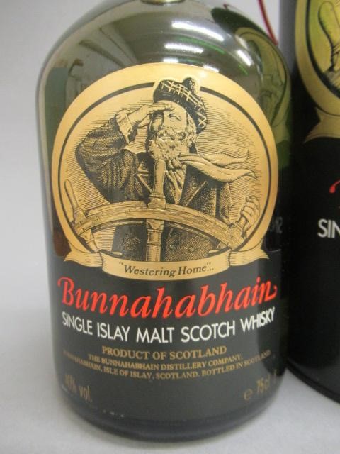 One bottle Bunnahabhain 12 year old single Islay malt Scotch whisky Image