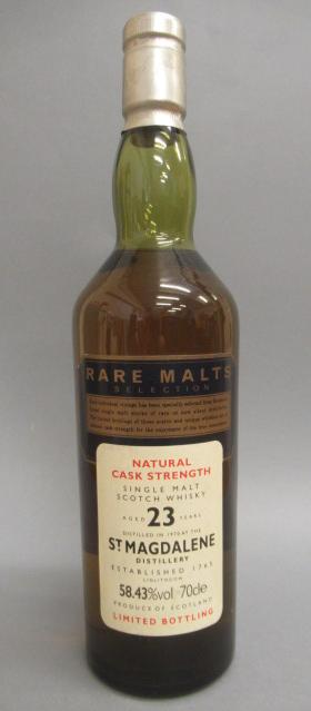 One bottle St. Magdalene 23 year old single malt Scotch whisky Image