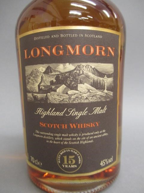 One bottle Longmorn 15 year old Highland single malt scotch whisky Image