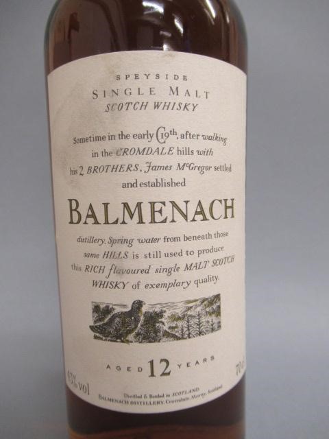 One bottle Balmenach 12 year old single malt Scotch whisky Image