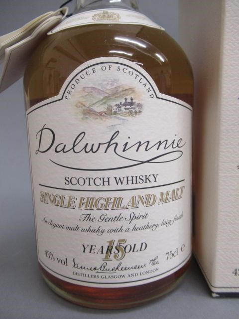 One bottle Dalwhinnie 15 year old single Highland malt whisky Image