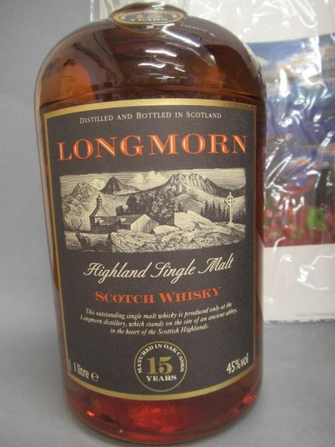 One bottle Longmorn 15 year old Highland single malt scotch whisky Image
