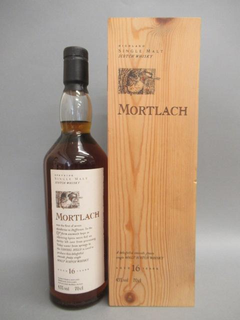 One bottle Mortlach 16 year old Speyside single malt whisky Image