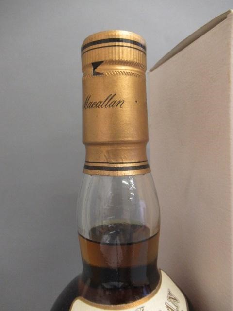 One bottle Macallan 10 year old single Highland malt whisky Image