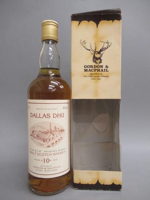 One bottle Dallas Dhu 10 year old single Highland malt Scotch whisky Image