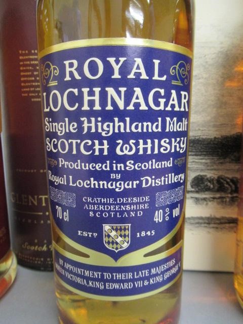 Three bottles of 12 year old Highland single malt whisky Image