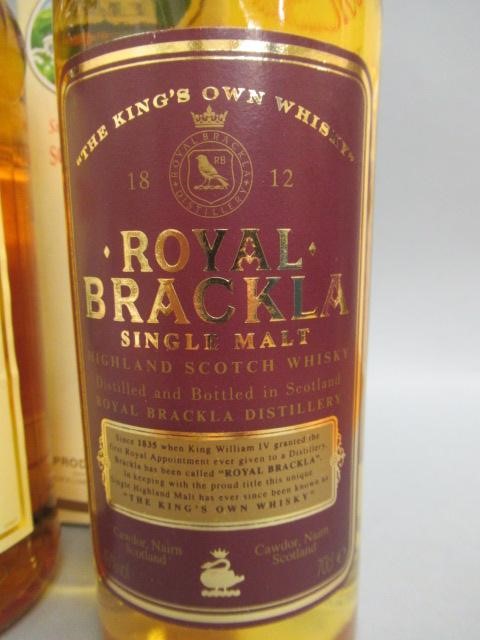 Three bottles of Highland single malt whisky Image