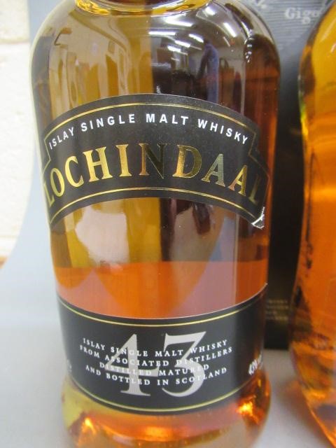 Three bottles of Scottish Island single malt whisky Image