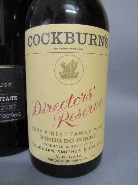 Four bottles of port comprising Cockburns Directors Reserve Image