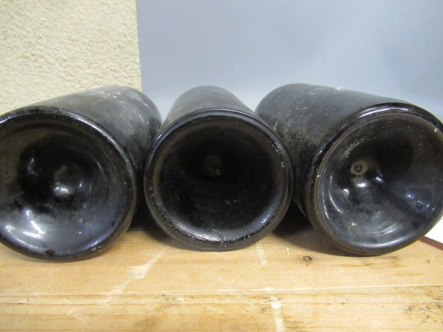 Three bottles of unknown port/spirits Image