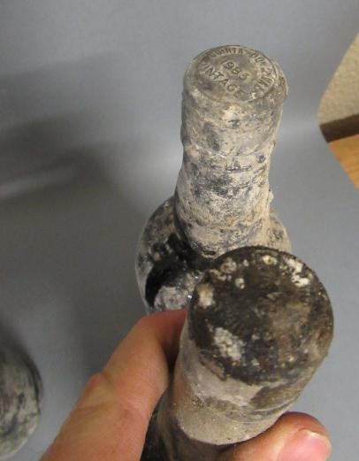 Four bottles of vintage port Image