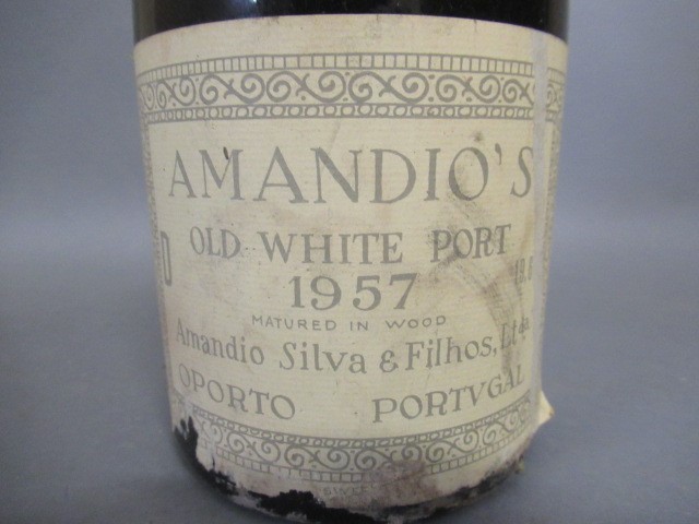 One bottle Amandio's 1957 old white port Image
