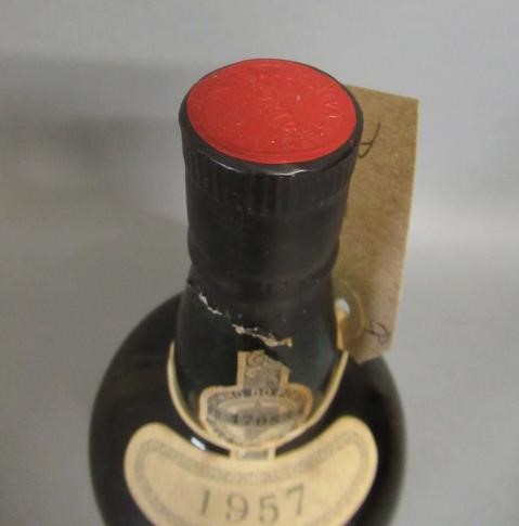 One bottle Amandio's 1957 old white port Image