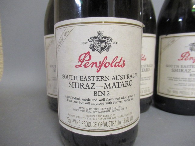 Four bottles Penfolds Bin Shiraz-Mataro Image
