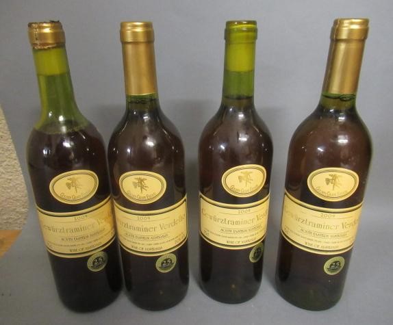 Nine bottles of New World white wine Image