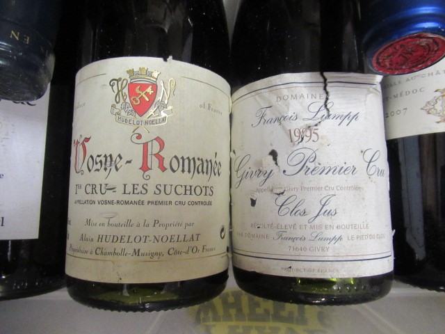 Fifteen bottles of French & European wine Image